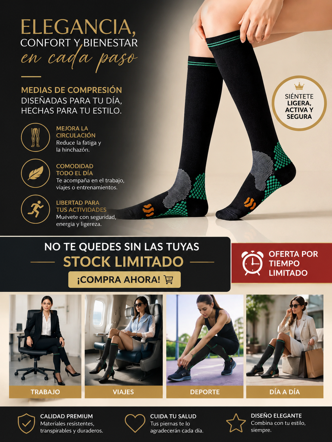 Medias-PowerStep Compression ⚡