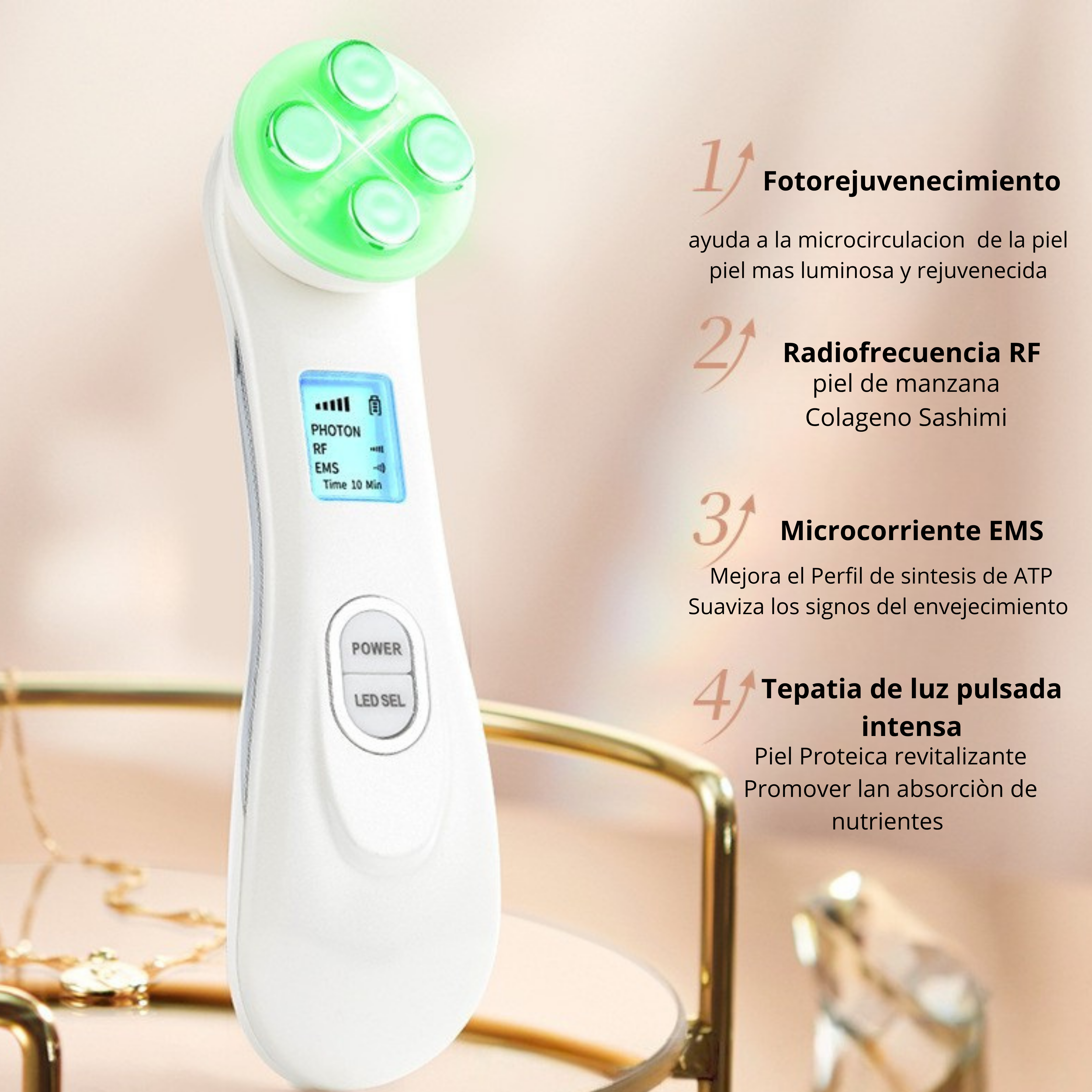 Masajeador Facial-⚡ DermaLuxe 360
