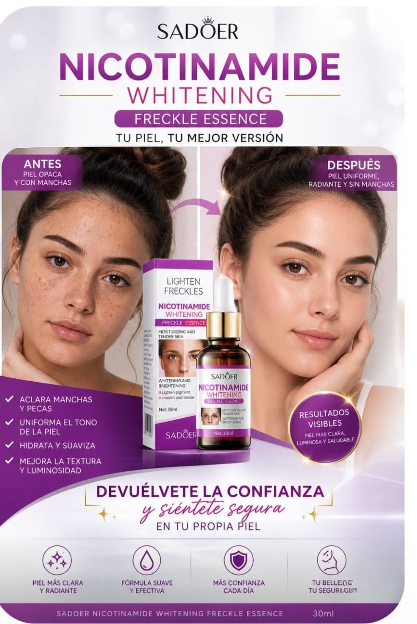 Serum Blanqueador Aclarante quita mancha
